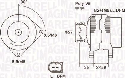 Magneti Marelli 063731675010 - Ģenerators www.autospares.lv