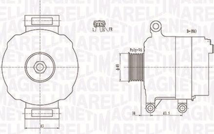 Magneti Marelli 063731676010 - Ģenerators www.autospares.lv