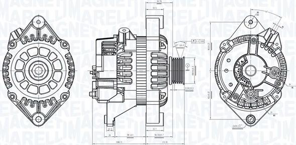 Magneti Marelli 063731053010 - Ģenerators autospares.lv