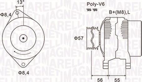 Magneti Marelli 063731088010 - Alternator www.autospares.lv