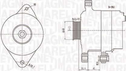 Magneti Marelli 063731891010 - Ģenerators autospares.lv