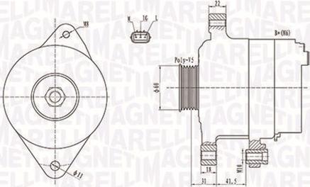 Magneti Marelli 063731892010 - Ģenerators autospares.lv