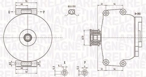 Magneti Marelli 063731846010 - Ģenerators autospares.lv