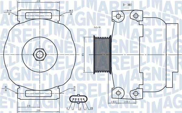 Magneti Marelli 063731851010 - Генератор www.autospares.lv