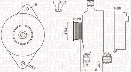 Magneti Marelli 063731809010 - Ģenerators autospares.lv