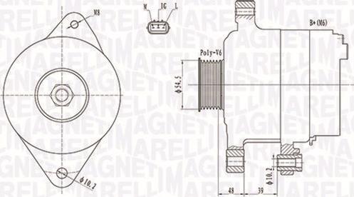 Magneti Marelli 063731800010 - Ģenerators www.autospares.lv