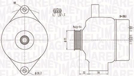 Magneti Marelli 063731803010 - Alternator www.autospares.lv