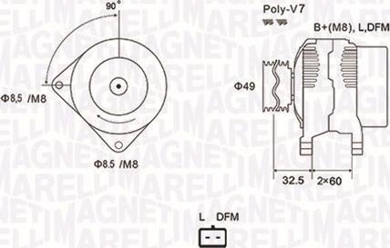 Magneti Marelli 063731814010 - Ģenerators www.autospares.lv