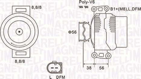 Magneti Marelli 063731811010 - Ģenerators www.autospares.lv