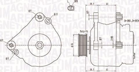 Magneti Marelli 063731818010 - Генератор www.autospares.lv