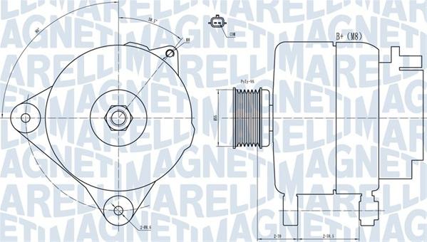 Magneti Marelli 063731887010 - Ģenerators www.autospares.lv