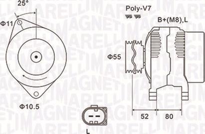 Magneti Marelli 063731837010 - Ģenerators www.autospares.lv