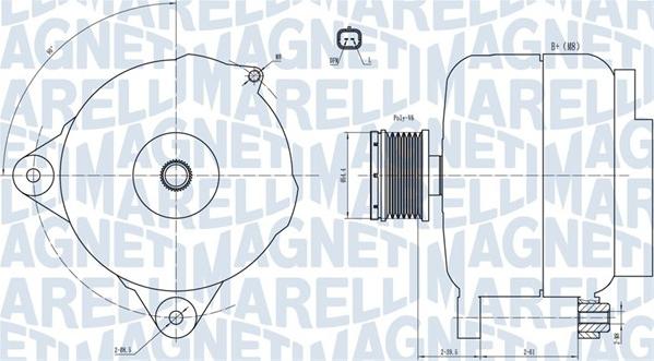 Magneti Marelli 063731876010 - Ģenerators autospares.lv