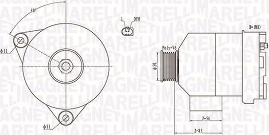 Magneti Marelli 063731872010 - Alternator www.autospares.lv