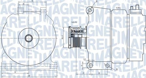 Magneti Marelli 063731390010 - Alternator www.autospares.lv