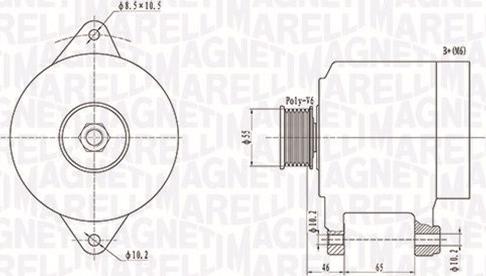 Magneti Marelli 063731306010 - Alternator www.autospares.lv