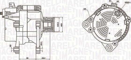 Magneti Marelli 063731260010 - Генератор www.autospares.lv