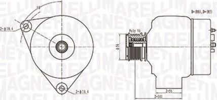 Magneti Marelli 063731209010 - Alternator www.autospares.lv