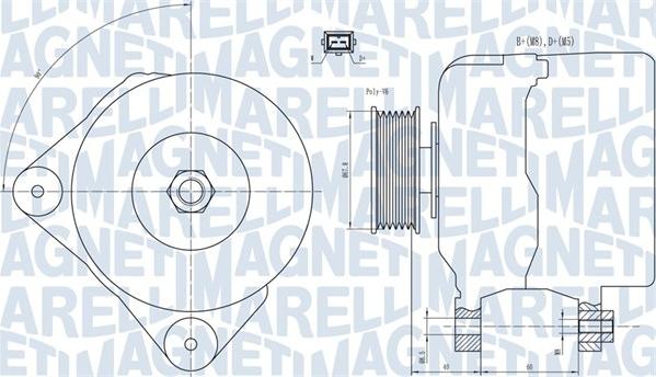 Magneti Marelli 063731228010 - Alternator www.autospares.lv