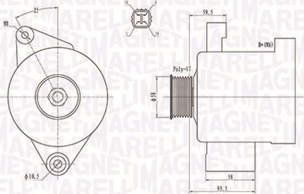 Magneti Marelli 063731796010 - Генератор www.autospares.lv