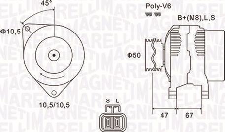 Magneti Marelli 063731790010 - Ģenerators autospares.lv