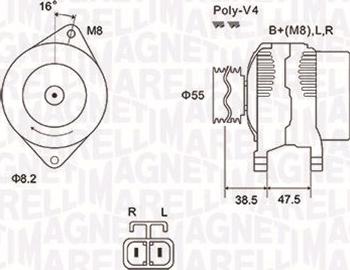 Magneti Marelli 063731798010 - Генератор www.autospares.lv