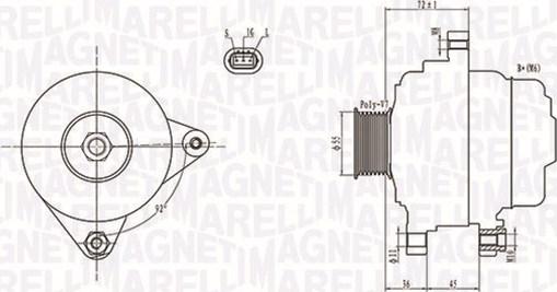 Magneti Marelli 063731792010 - Ģenerators www.autospares.lv