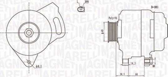 Magneti Marelli 063731750010 - Alternator www.autospares.lv