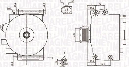 Magneti Marelli 063731764010 - Alternator www.autospares.lv