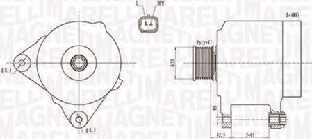 Magneti Marelli 063731768010 - Ģenerators autospares.lv