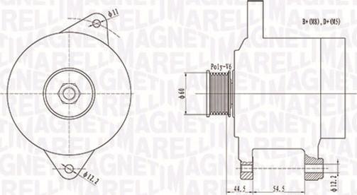 Magneti Marelli 063731718010 - Ģenerators autospares.lv