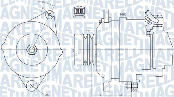 Magneti Marelli 063731717010 - Ģenerators autospares.lv