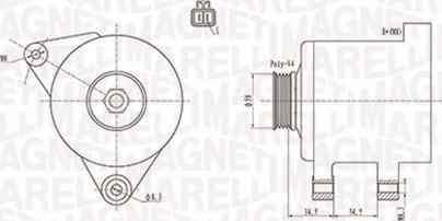 Magneti Marelli 063731789010 - Ģenerators autospares.lv