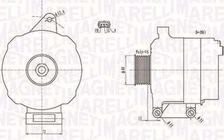 Magneti Marelli 063731780010 - Ģenerators autospares.lv