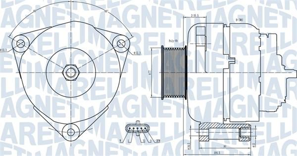 Magneti Marelli 063731739010 - Ģenerators autospares.lv