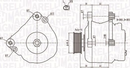 Magneti Marelli 063731729010 - Генератор www.autospares.lv