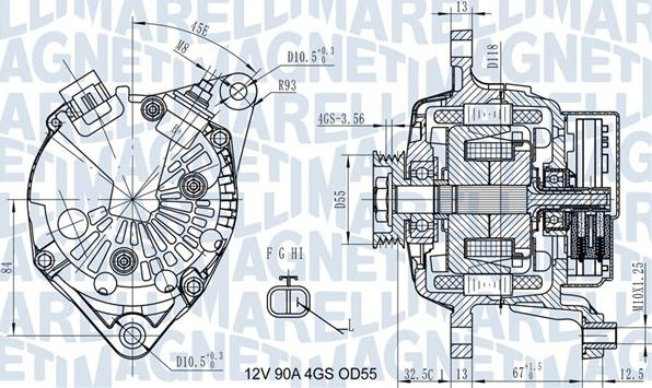 Magneti Marelli 063731725010 - Ģenerators www.autospares.lv