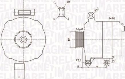 Magneti Marelli 063731728010 - Ģenerators www.autospares.lv