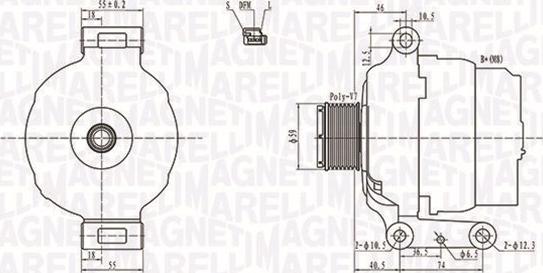 Magneti Marelli 063731779010 - Ģenerators www.autospares.lv