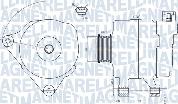 Magneti Marelli 063731778010 - Alternator www.autospares.lv