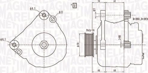 Magneti Marelli 063738290010 - Alternator www.autospares.lv