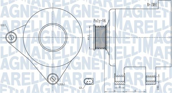 Magneti Marelli 063732091010 - Ģenerators www.autospares.lv