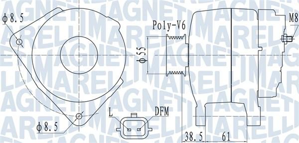 Magneti Marelli 063732098010 - Ģenerators autospares.lv