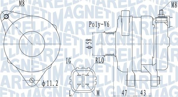 Magneti Marelli 063732097010 - Ģenerators www.autospares.lv