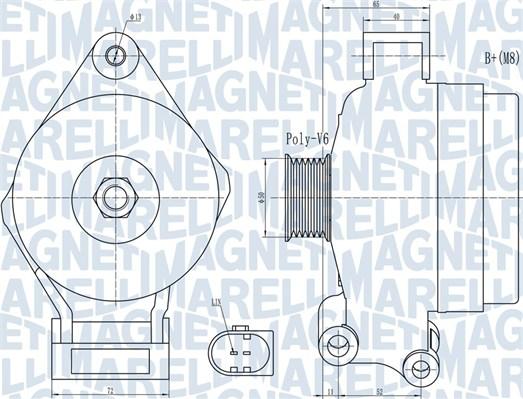 Magneti Marelli 063732044010 - Ģenerators www.autospares.lv