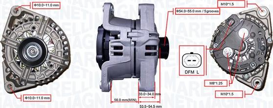 Magneti Marelli 063732046010 - Ģenerators www.autospares.lv