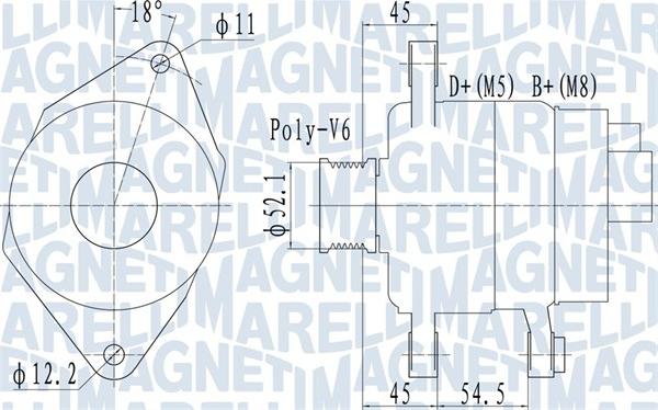 Magneti Marelli 063732048010 - Ģenerators www.autospares.lv