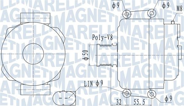 Magneti Marelli 063732055010 - Ģenerators www.autospares.lv