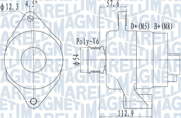 Magneti Marelli 063732050010 - Alternator www.autospares.lv