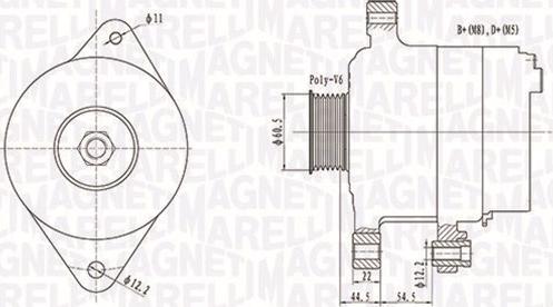 Magneti Marelli 063732062010 - Генератор www.autospares.lv